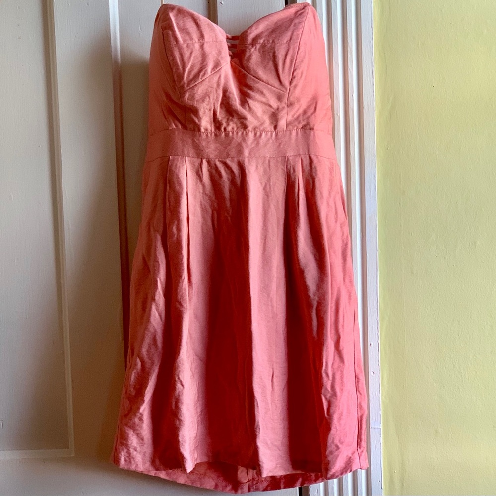 π{BCBGeneration} Pink Strapless Dressπ - Picture 3 of 8